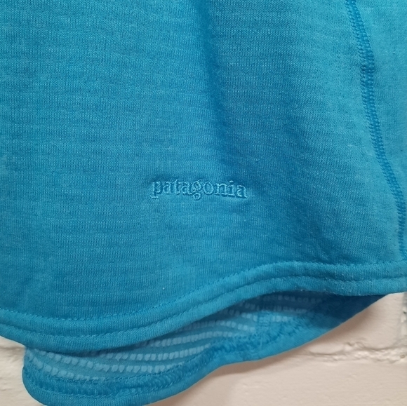 PATAGONIA -Small- Half Zip Pullover Long Sleeve Base Layer Shirt Blue - Picture 3 of 8